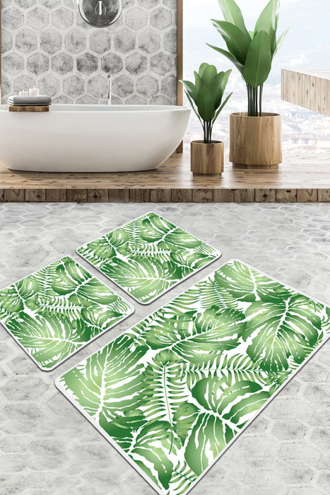 Mijölnir Pied Djt Juego de Alfombrillas de Baño Multicolor de 3 Piezas Mijölnir Pied Djt Juego de Alfombrillas de Baño Multicolor de 3 Piezas